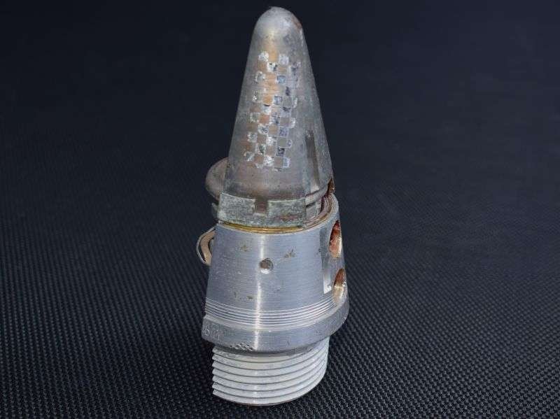 7) Excellent Original Vintage British Military Training Sectioned Russian? Artillery Shell Time Fuze BM-30 — image 6