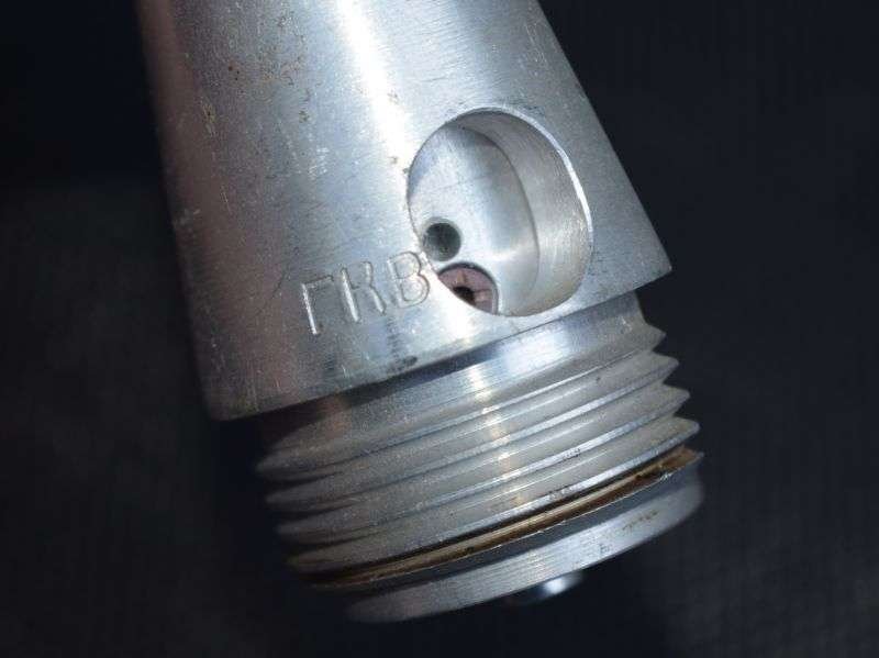 10) Excellent Original Vintage British Military Training Sectioned Russian? Shell Time Fuze — image 2