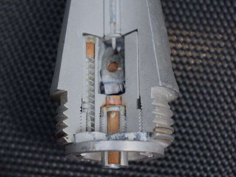 10) Excellent Original Vintage British Military Training Sectioned Russian? Shell Time Fuze — image 4