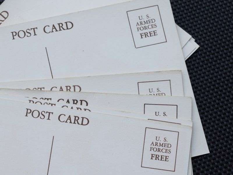 128) Excellent Original set of 10 WW2 US Army Issue Post Cards — image 2