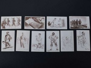 128) Excellent Original set of 10 WW2 US Army Issue …