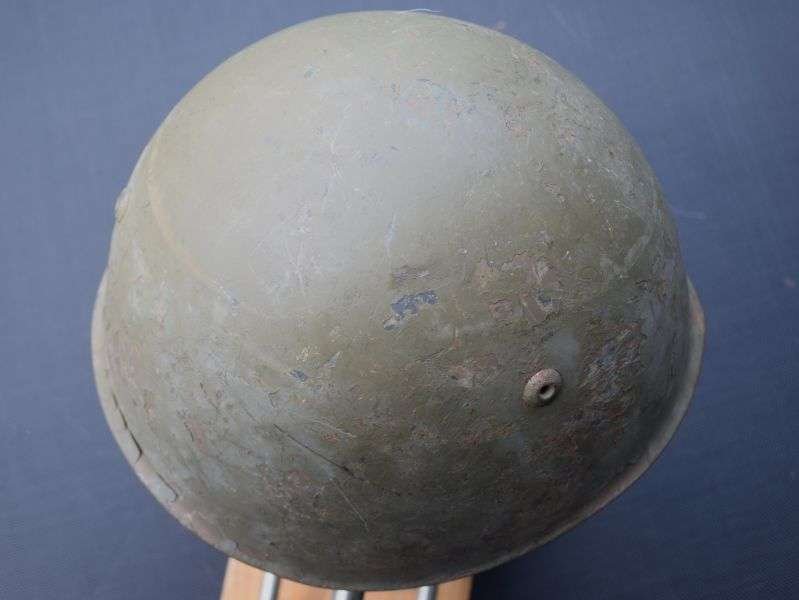 116) Excellent Original WW2 & Post War Issuer Italian Army Steel Helmet — image 5