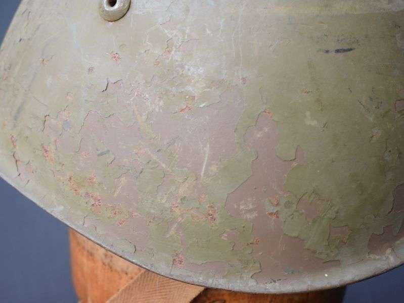 116) Excellent Original WW2 & Post War Issuer Italian Army Steel Helmet — image 9