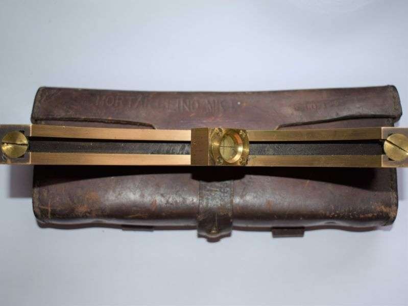 141) Excellent WW2 Australian Made Clinometer Mortar MKIV 1942 In Leather Case 1943 — image 5