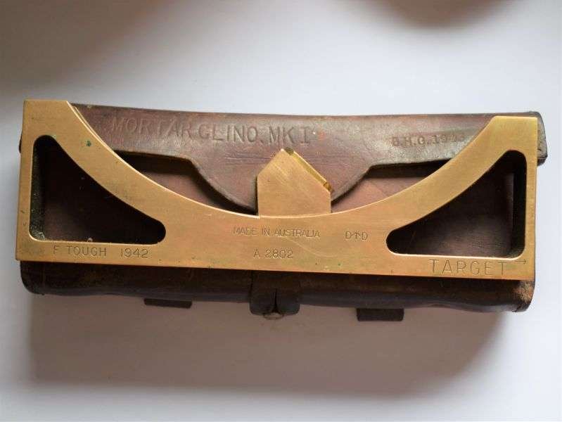 141) Excellent WW2 Australian Made Clinometer Mortar MKIV 1942 In Leather Case 1943 — image 9