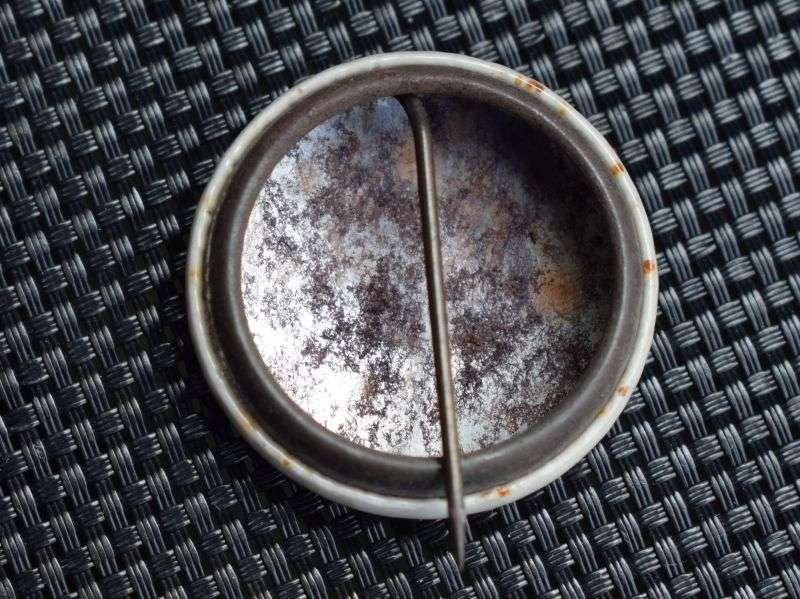 131) Excellent Original Early WW2 Celluloid Badge Poland Is Not Lost — image 2