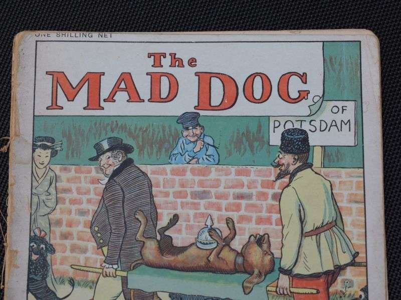75) Tatty Original Late WW1 British Propaganda Book The Mad Dog of Potsdam — image 13