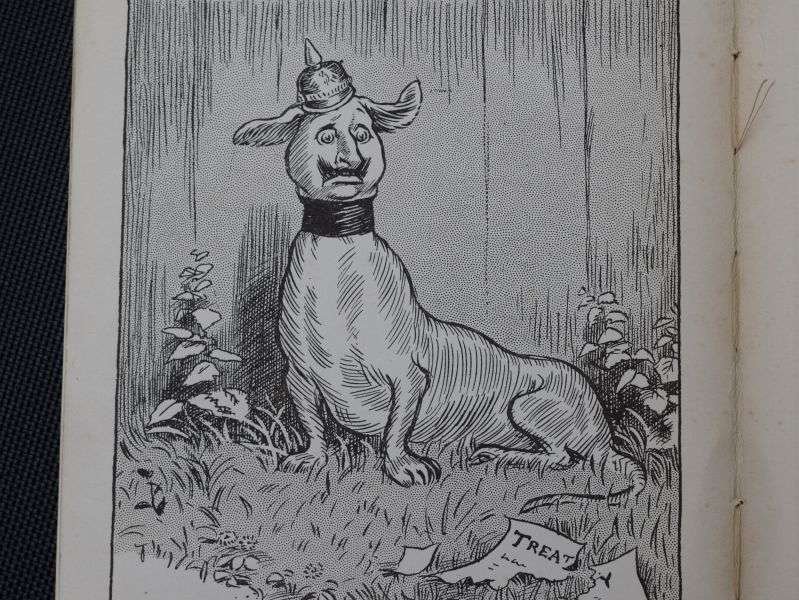 75) Tatty Original Late WW1 British Propaganda Book The Mad Dog of Potsdam — image 6