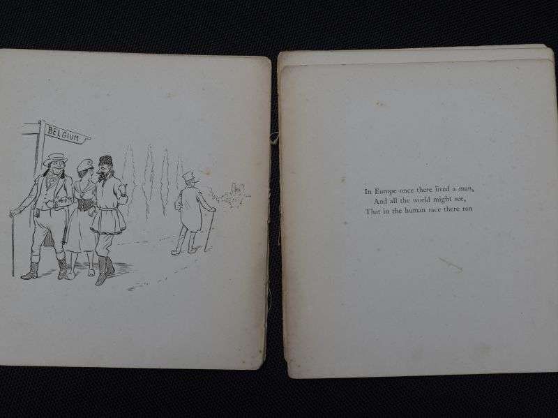 75) Tatty Original Late WW1 British Propaganda Book The Mad Dog of Potsdam — image 8