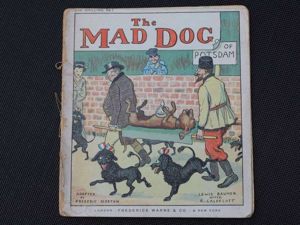 75) Tatty Original Late WW1 British Propaganda Book The Mad …
