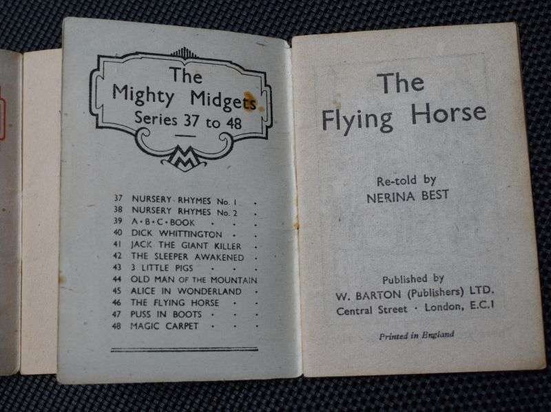 66) A Set of 11 Original WW2 Mighty Midgets Children's Tiny Books & 1 Tucks Better Little Book Air Raid Shelter Books — image 13