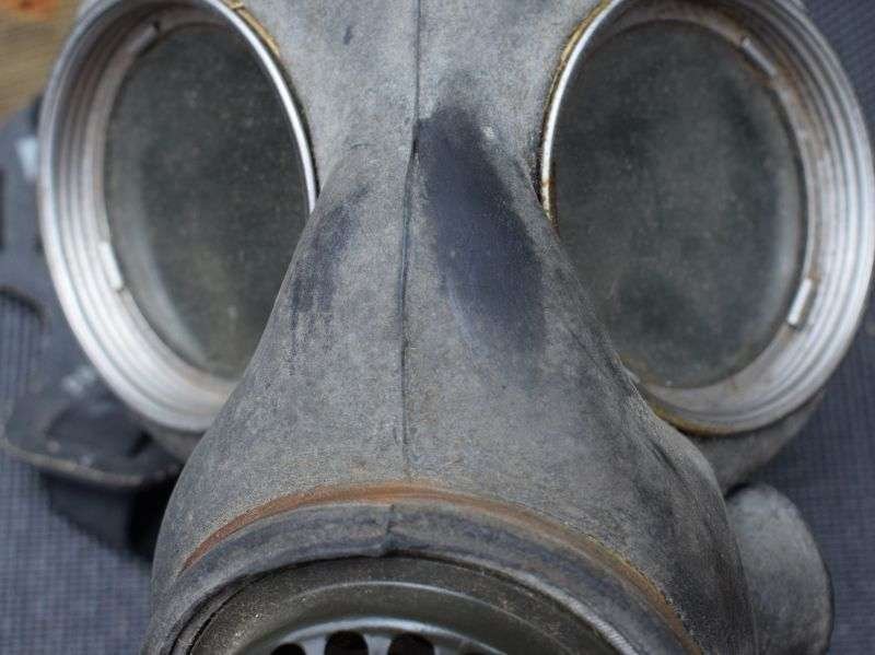 63) WW2 British Service Respirator To a Train Driver In Portsmouth Home Guard & Scarce Hessian Haversack Cover — image 10