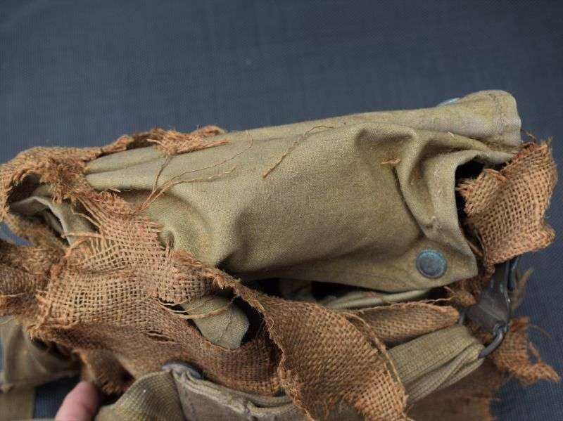 63) WW2 British Service Respirator To a Train Driver In Portsmouth Home Guard & Scarce Hessian Haversack Cover — image 17