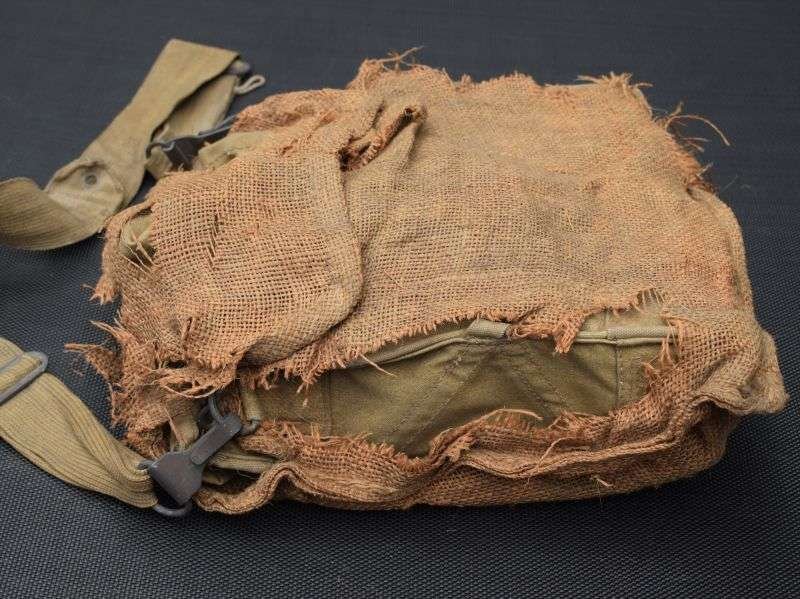 63) WW2 British Service Respirator To a Train Driver In Portsmouth Home Guard & Scarce Hessian Haversack Cover — image 20