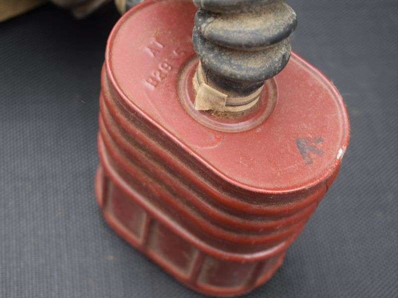 63) WW2 British Service Respirator To a Train Driver In Portsmouth Home Guard & Scarce Hessian Haversack Cover — image 3