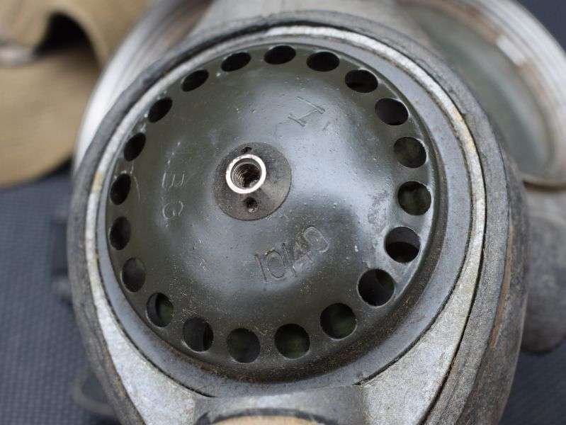 63) WW2 British Service Respirator To a Train Driver In Portsmouth Home Guard & Scarce Hessian Haversack Cover — image 9