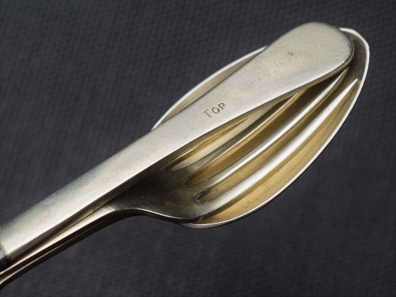 51) Excellent original WW1 British Officers Combination cutlery set — image 2