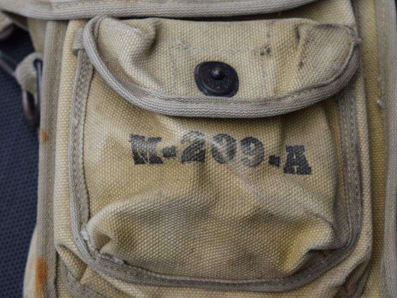 49) Original WW2 US M-209-A Cipher Machine Canvas Carry Bag — image 5