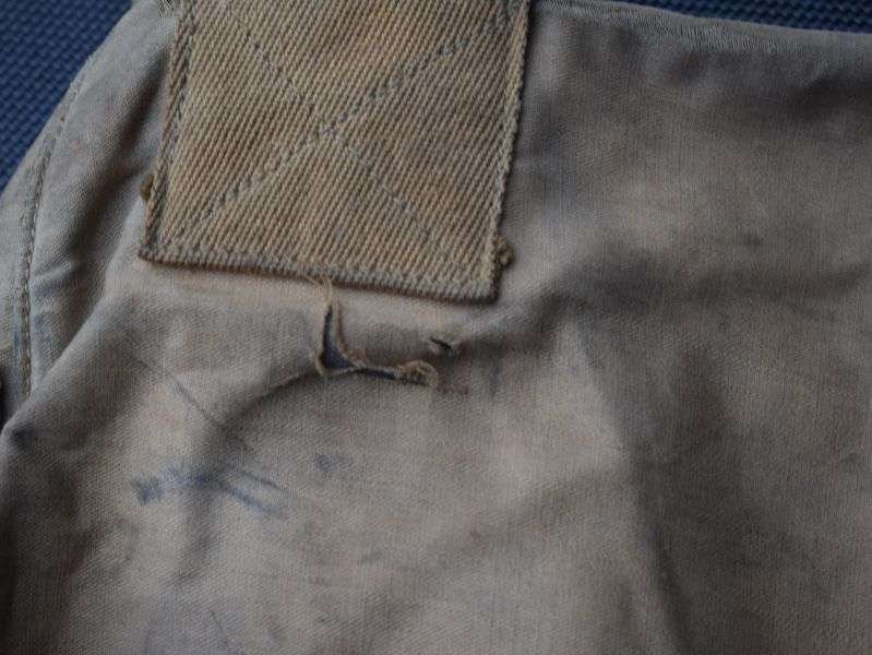 28) Well Used Original Vintage Canvas Fishing Bag? Haversack — image 4