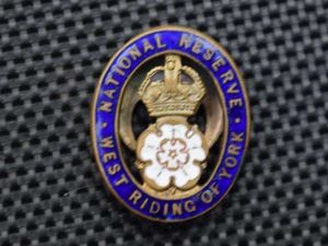 157) Nice Original WW1 West Riding of York National Reserve …
