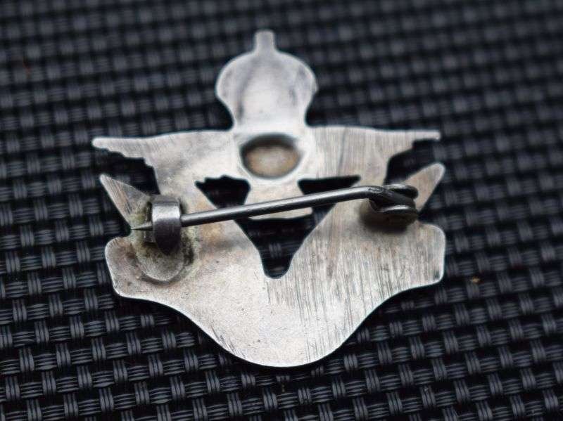 148) Lovely Original High Quality WW2 RAF White Metal Badge Sweetheart Brooch — image 2