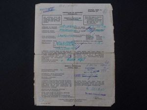 123) Interesting Original WW2 Certificate of Discharge to A German …