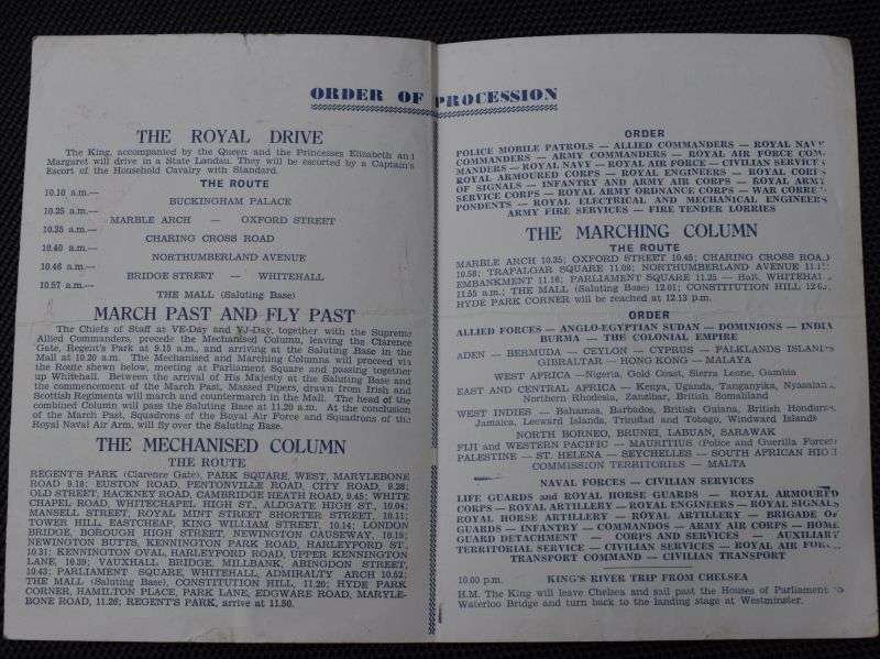 117) Original London Victory Celebrations & Illuminations June 1946 Souvenir Programme — image 3
