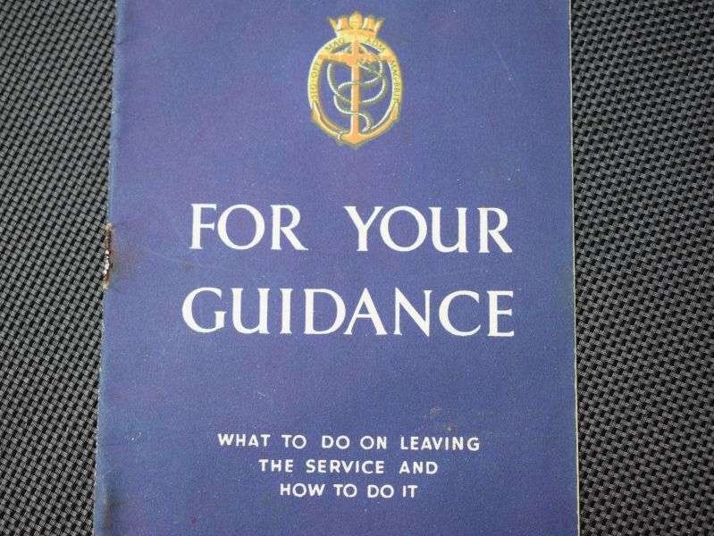 110) Original Late WW2 Royal Navy Booklet For Your Guidance What to do on Leaving The Service 1945 — image 6