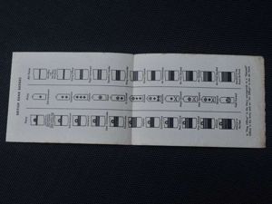 109) Excellent Original WW2 British Military Service Insignia Fold Out …