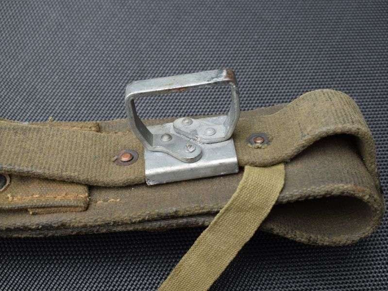 99) Original WW2 US Army Signals Lineman's Pole Climbing Leg Spikes & Harness Waist Belt 1944 — image 13