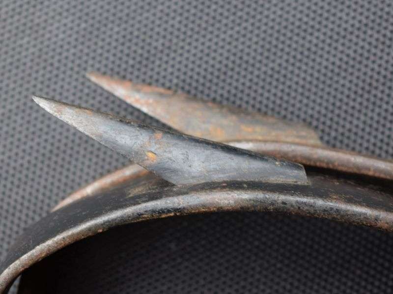 99) Original WW2 US Army Signals Lineman's Pole Climbing Leg Spikes & Harness Waist Belt 1944 — image 4