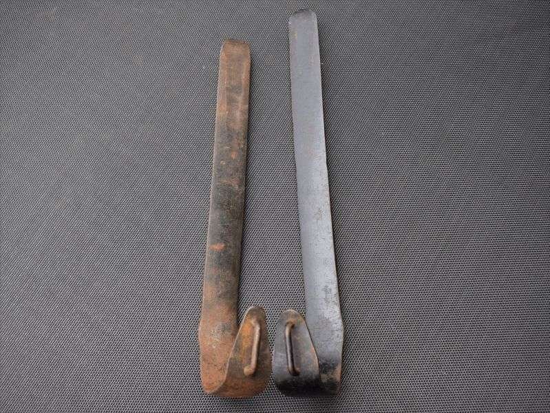 99) Original WW2 US Army Signals Lineman's Pole Climbing Leg Spikes & Harness Waist Belt 1944 — image 9