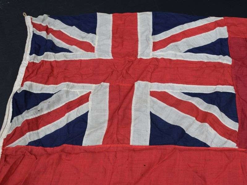 94) Excellent Original Large WW1 WW2 Merchant Navy Red Ensign Ships Flag — image 10