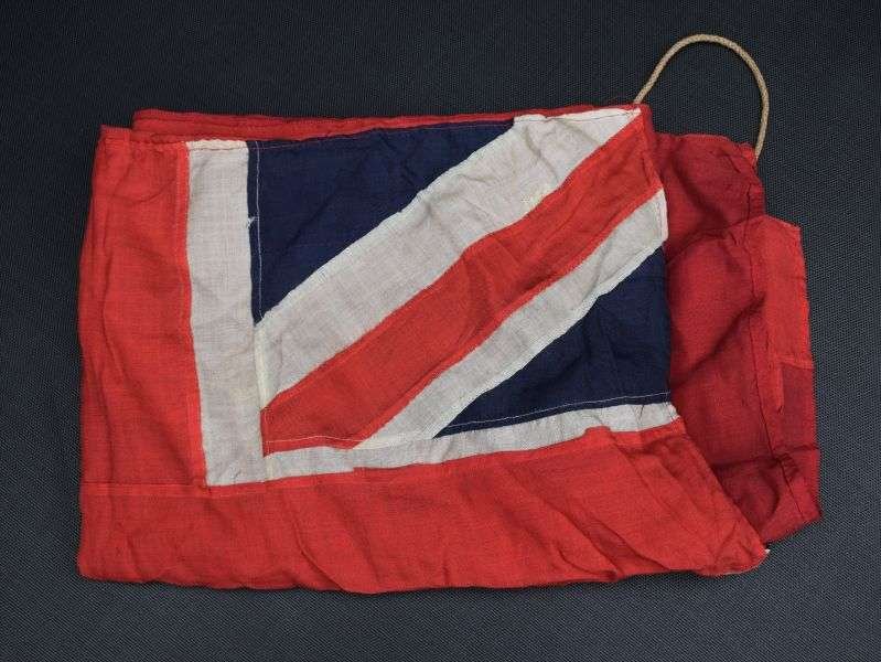 94) Excellent Original Large WW1 WW2 Merchant Navy Red Ensign Ships Flag — image 2
