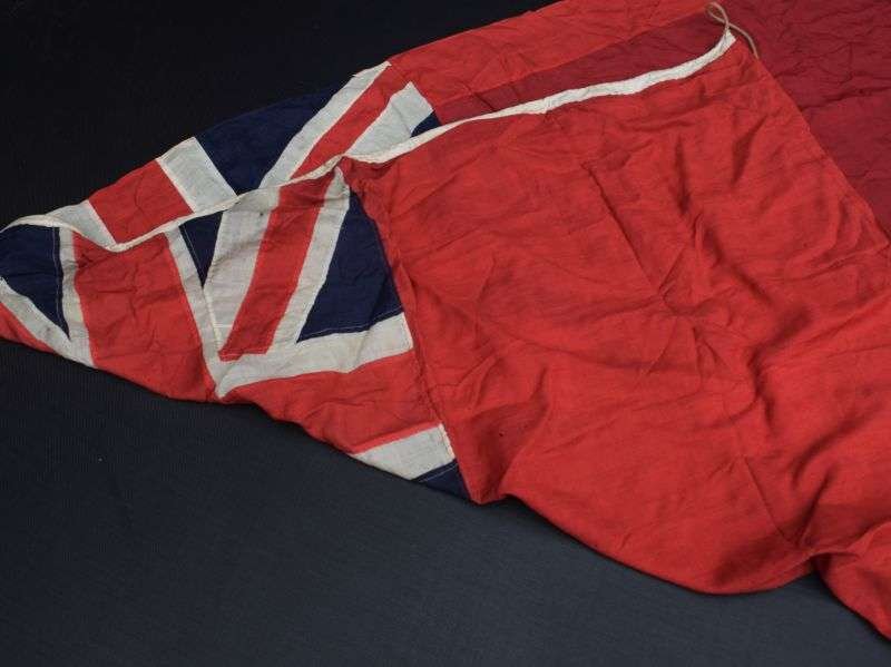 94) Excellent Original Large WW1 WW2 Merchant Navy Red Ensign Ships Flag — image 3
