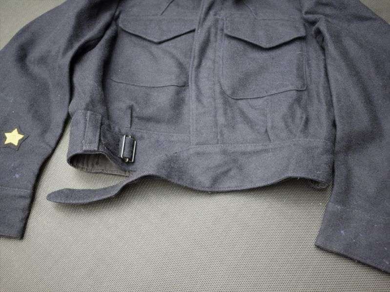 90) Original Small WW2 Pat Civil Defence BD Blouse Dated 1953 — image 11