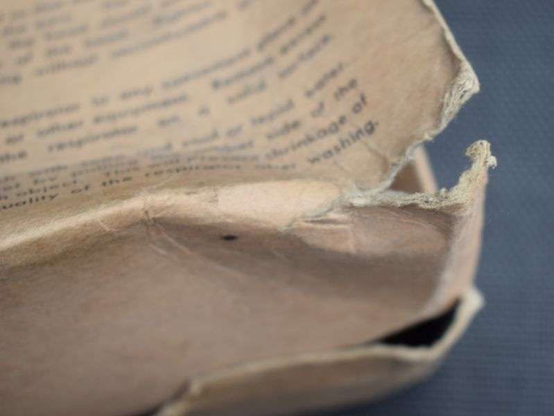 82) Excellent Unissued WW2 US Military Drivers Dust Respirator M1 in Issue Box 1942 — image 9