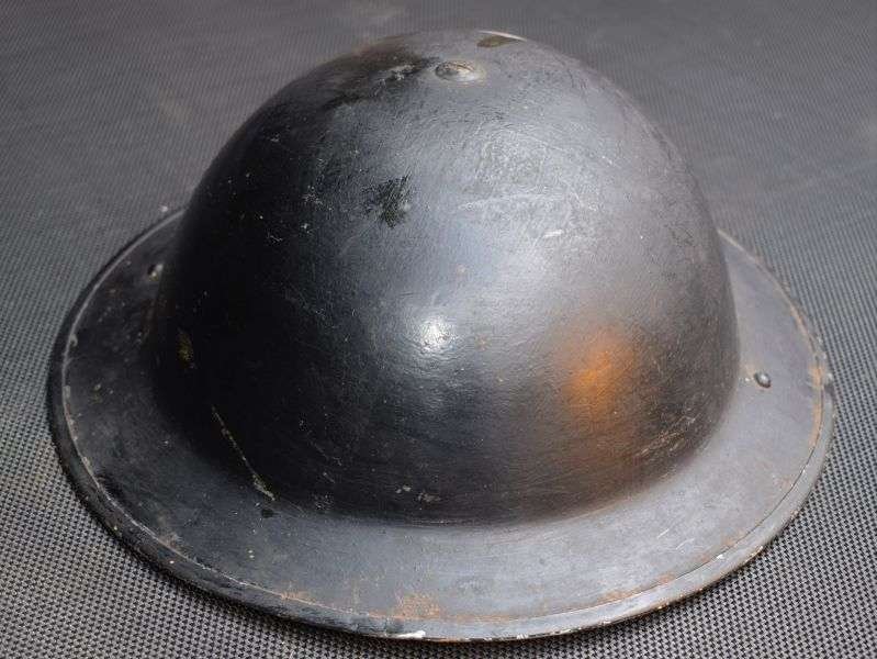 78) Excellent Original WW2 Home Front JB&S Factory Rescue Party Steel Helmet 1939 — image 12