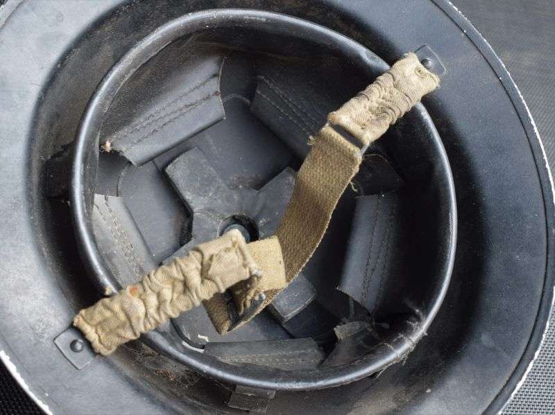 78) Excellent Original WW2 Home Front JB&S Factory Rescue Party Steel Helmet 1939 — image 6