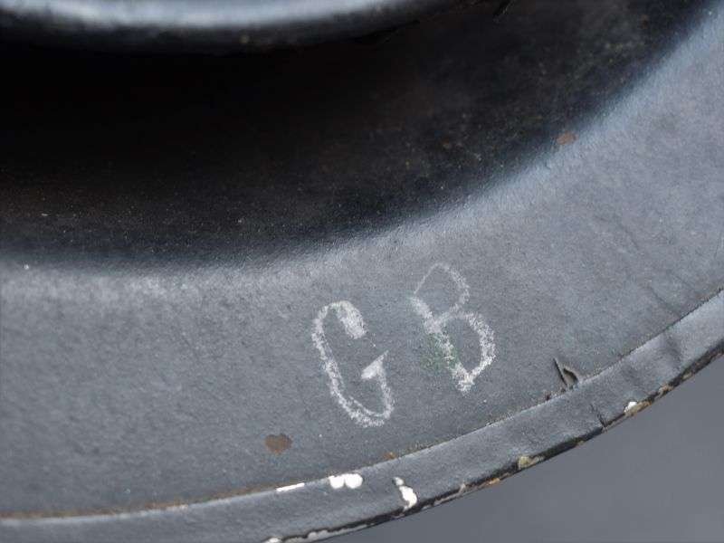 78) Excellent Original WW2 Home Front JB&S Factory Rescue Party Steel Helmet 1939 — image 7