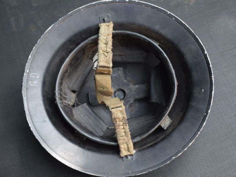 78) Excellent Original WW2 Home Front JB&S Factory Rescue Party Steel Helmet 1939 — image 8