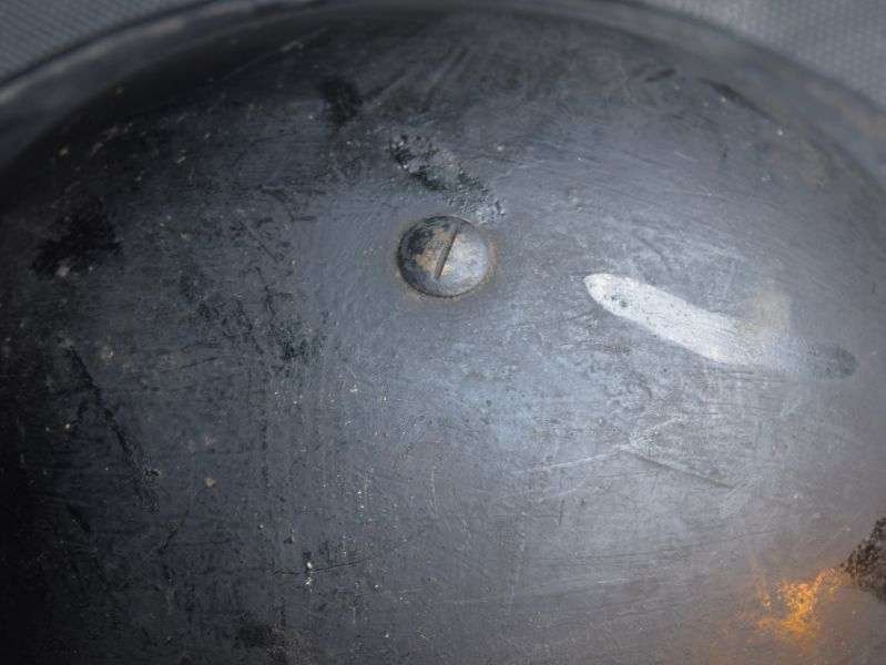 78) Excellent Original WW2 Home Front JB&S Factory Rescue Party Steel Helmet 1939 — image 9