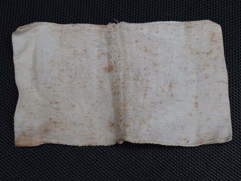 67) Good Used Original WW1 WW2 German Military Medics Armband — image 3