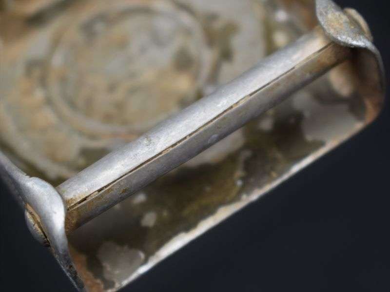 47) Nice Original 1930s- WW2 German Army Nazi Belt Buckle in Alloy — image 2