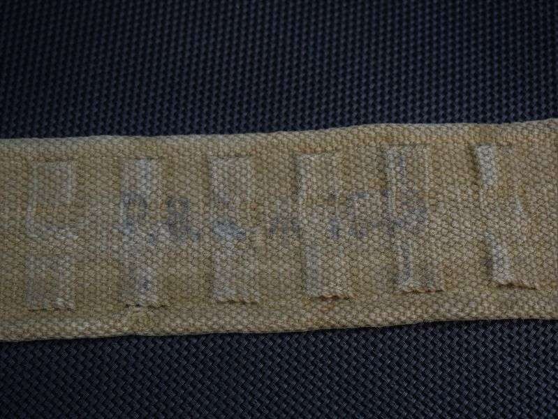 39) Good Size L WW2 1937 Pattern Economy Webbing Waist Belt 1943 — image 5