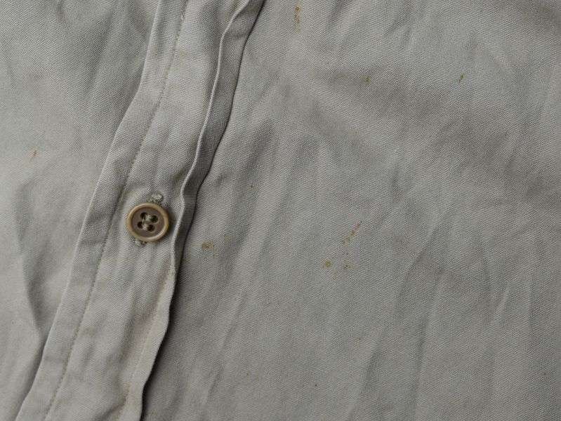 27) Original WW2 US Army Officers Khaki Cotton Shirt Staff Sgt 2nd Army — image 4