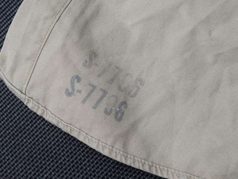 27) Original WW2 US Army Officers Khaki Cotton Shirt Staff Sgt 2nd Army — image 9