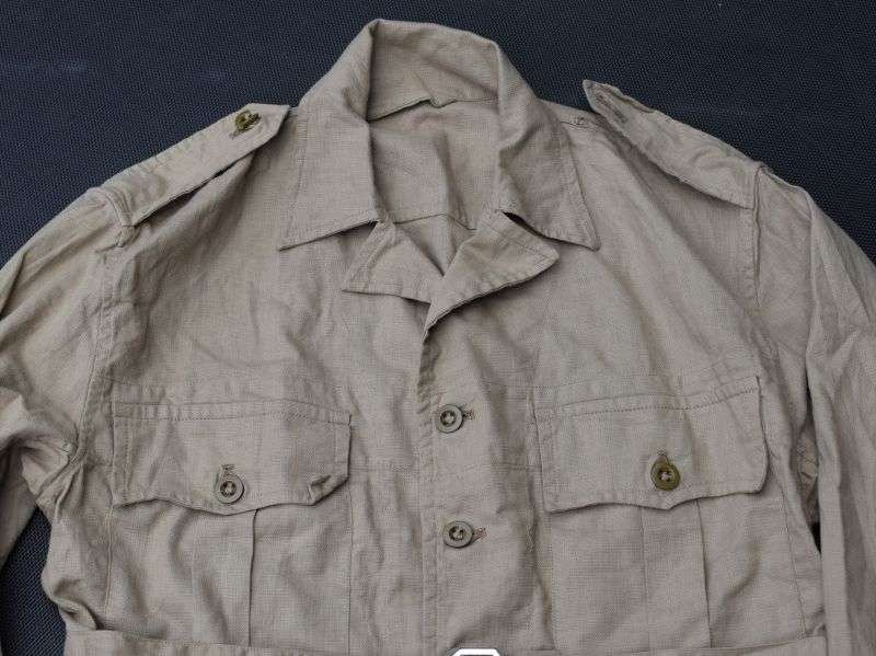 25) Excellent Clean British Army 1950 Pat Khaki Bush Jacket Dated 1955 — image 9