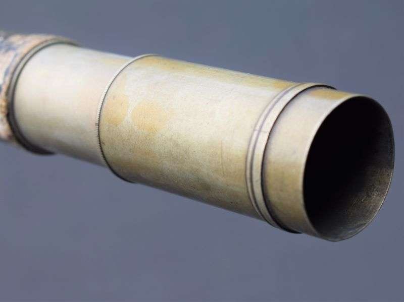 19) Excellent Original WW1 RN OOW Telescope Re-Issued WW2 to F.R.Dicken (POW) — image 2