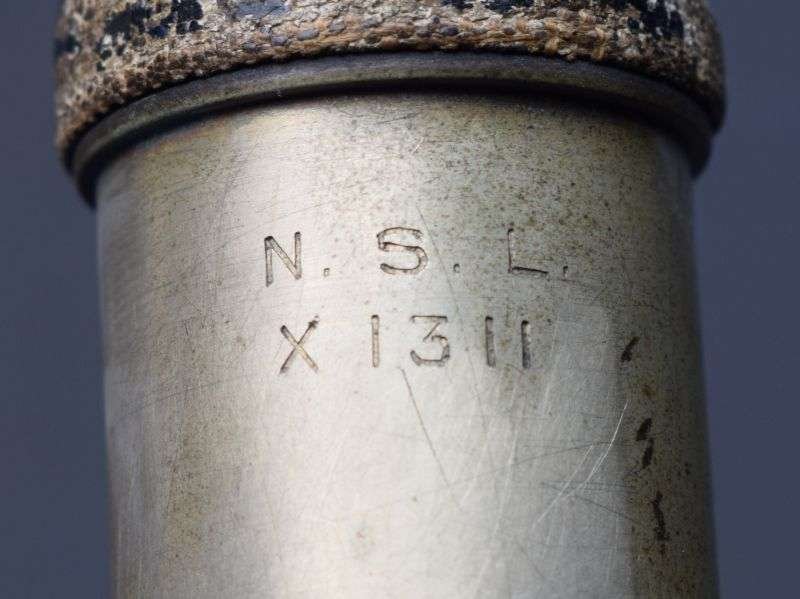 19) Excellent Original WW1 RN OOW Telescope Re-Issued WW2 to F.R.Dicken (POW) — image 4